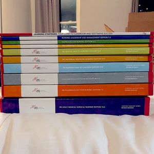 Used books (have not been written in) for RN Nursing Students.